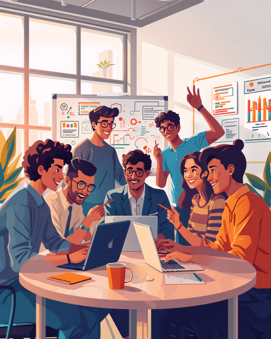 Tyzmo team collaborating